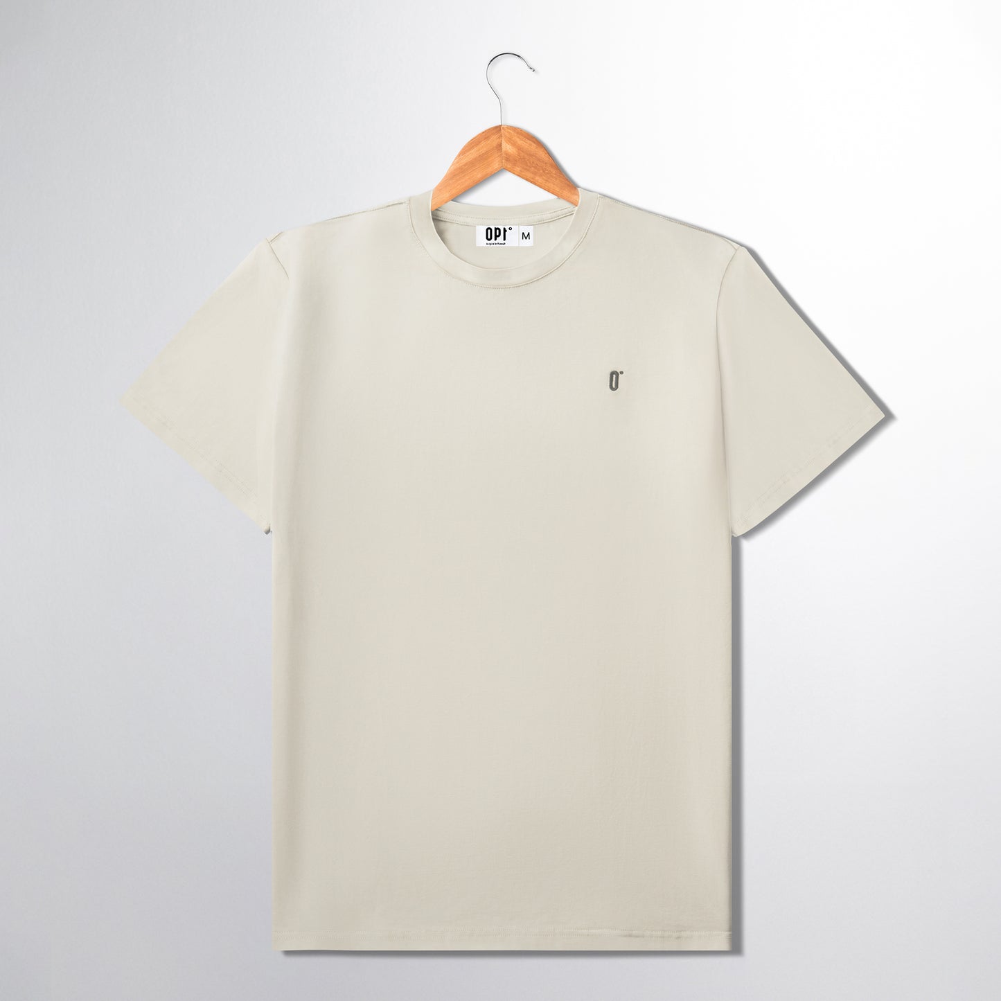 تي شيرت OPT الكلاسيكي باللون بيج