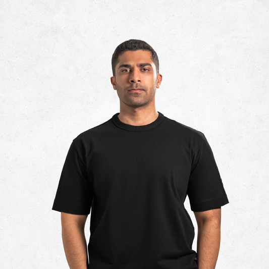 تيشيرت أوبت كور - اسود